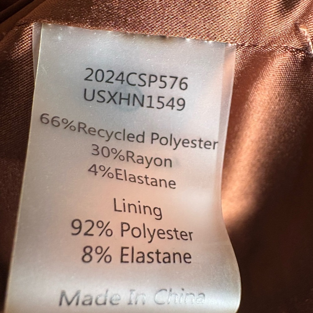 Universal Standard Brown Double Breasted Blazer S… - image 13